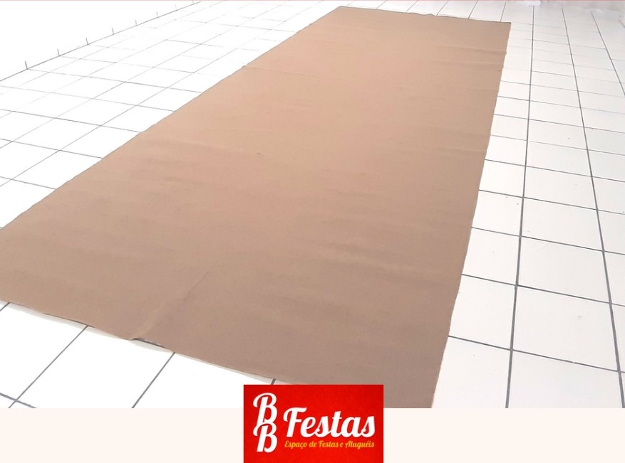 Carpete Bege 5M X 1M - BBFestasAluguel 