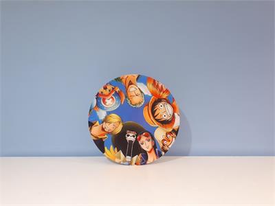 Painel Sublimado Redondo One Piece  60Cm - BB Festas Aluguel 