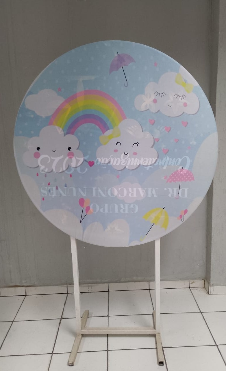Painel Chuva de Amor 1,30M (Bb Festas)  - BB Festas Aluguel 