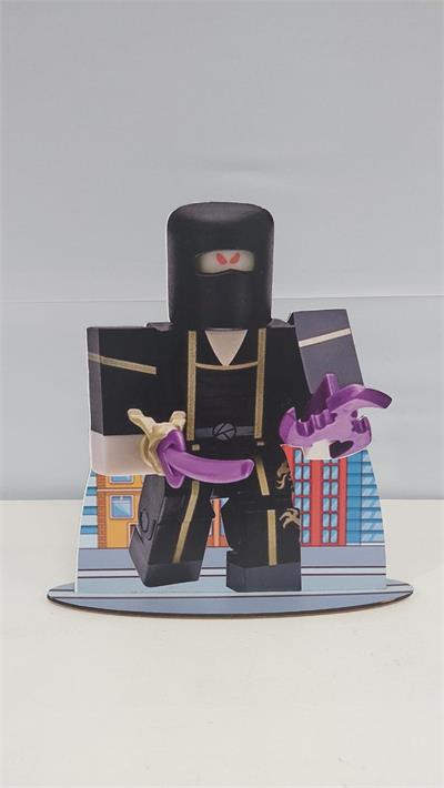 Totem Personagem (Roblox) Samurai Em Mdf 30Cm X 20Cm - BB Festas Aluguel 