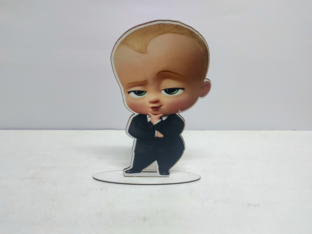 Totem Poderoso Chefinho 36Cm Alt X 25Cm Larg  - BB Festas Aluguel 