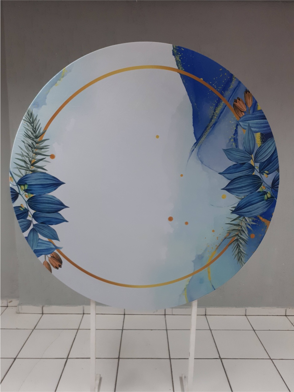 Painel Sublimado Redondo Tropical 10 1,30Cm - BBFestasAluguel 