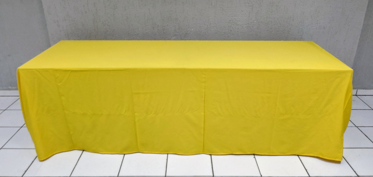  Toalha Buffet Amarelo - BBFestasAluguel 