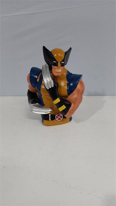 Busto Wolverine Louça (Herois) 20Cm X 15Cm - BB Festas Aluguel 