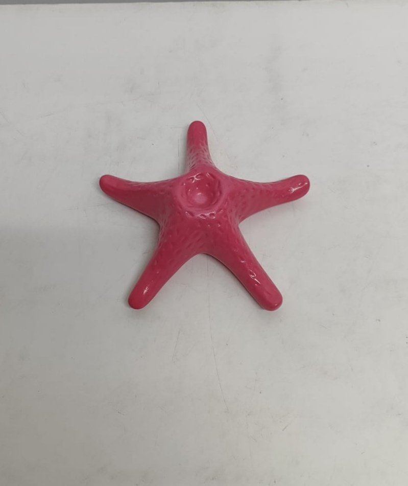 Estrela Do Mar Rosa 17Cm X 17Cm - BBFestasAluguel 