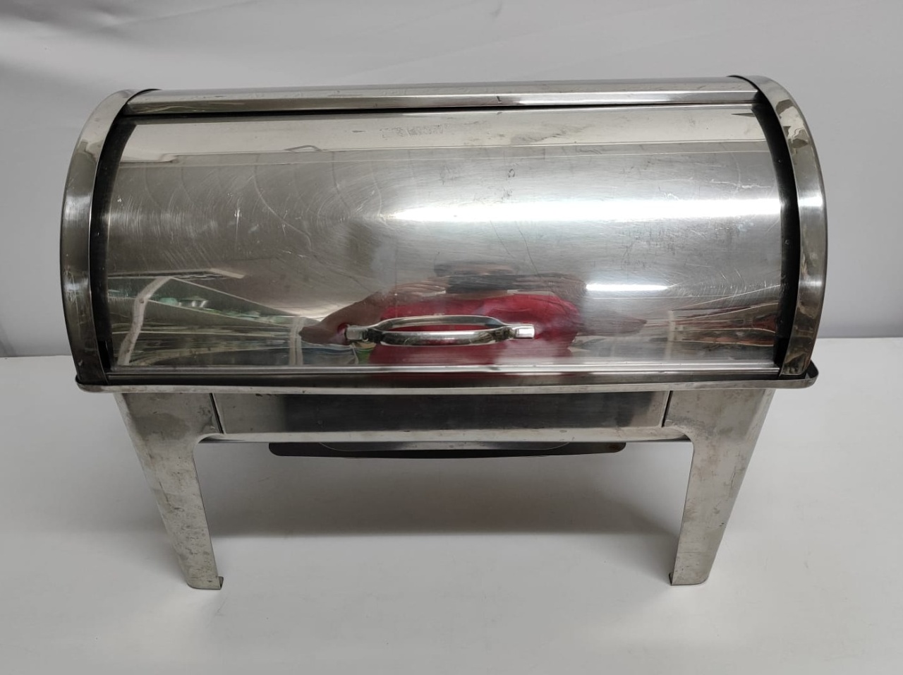 Richô Retangular Grande Banho Maria Inox 12L - BB Festas Aluguel 