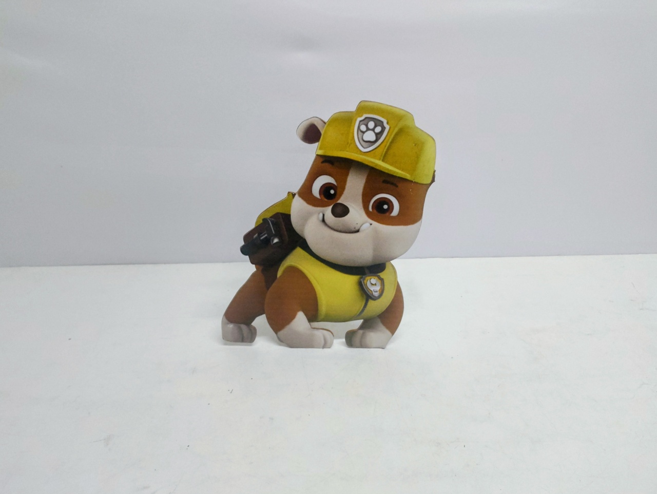 Totem Rubble (Patrulha Canina) 30Cm Alt X 22Cm Larg  - BB Festas Aluguel 