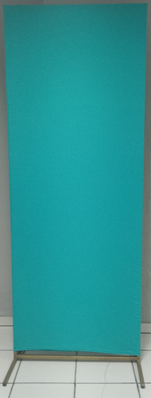 Tecido Retangular Lateral Liso Verde Tifanny (Bb Festas) 1,90M Alt. X 80Cm Larg - BBFestasAluguel 
