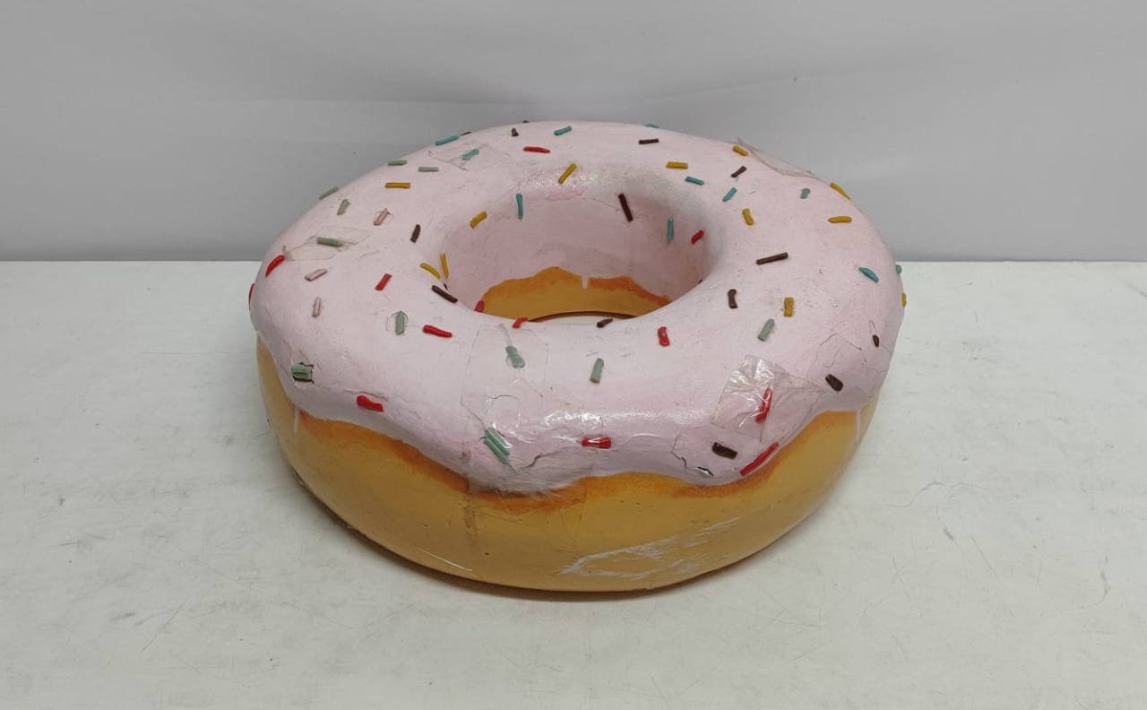 Donuts Rosa 45Cm   - BB Festas Aluguel 