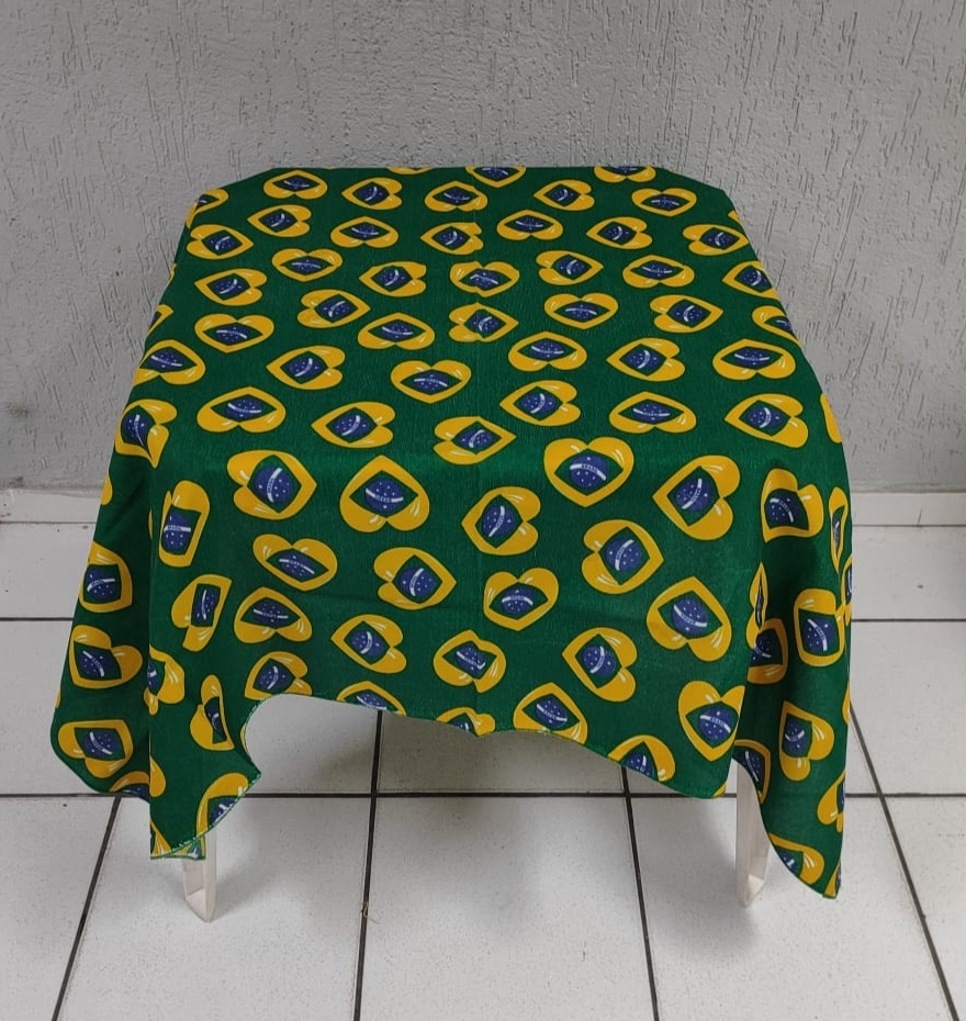 Tampo Brasil Verde/Amarelo - BBFestasAluguel 