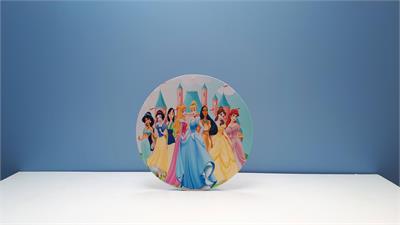 Painel Sublimado Redondo Princesas da Disney 2 60Cm - BB Festas Aluguel 