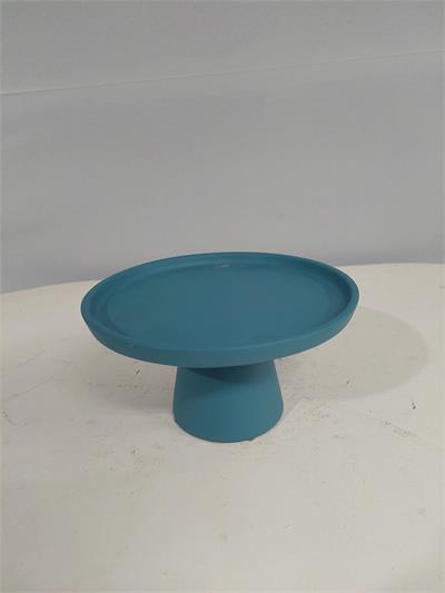 Porta Doce Fosco Cogumelo P Azul Turquesa 11Cm X 20Cm - BB Festas Aluguel 