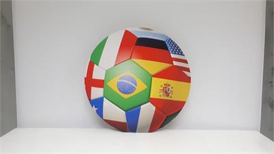 Painel Sublimado Redondo Bola de Futebol Copa Do Mundo  60Cm - BB Festas Aluguel 