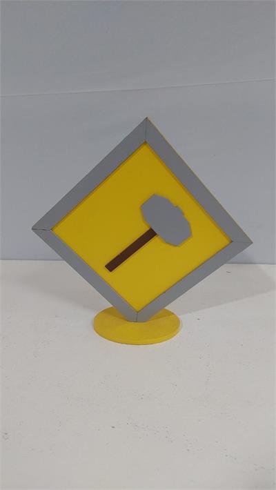 Totem Simbolo Thor (Herois) 23Cm X 23Cm - BBFestasAluguel 