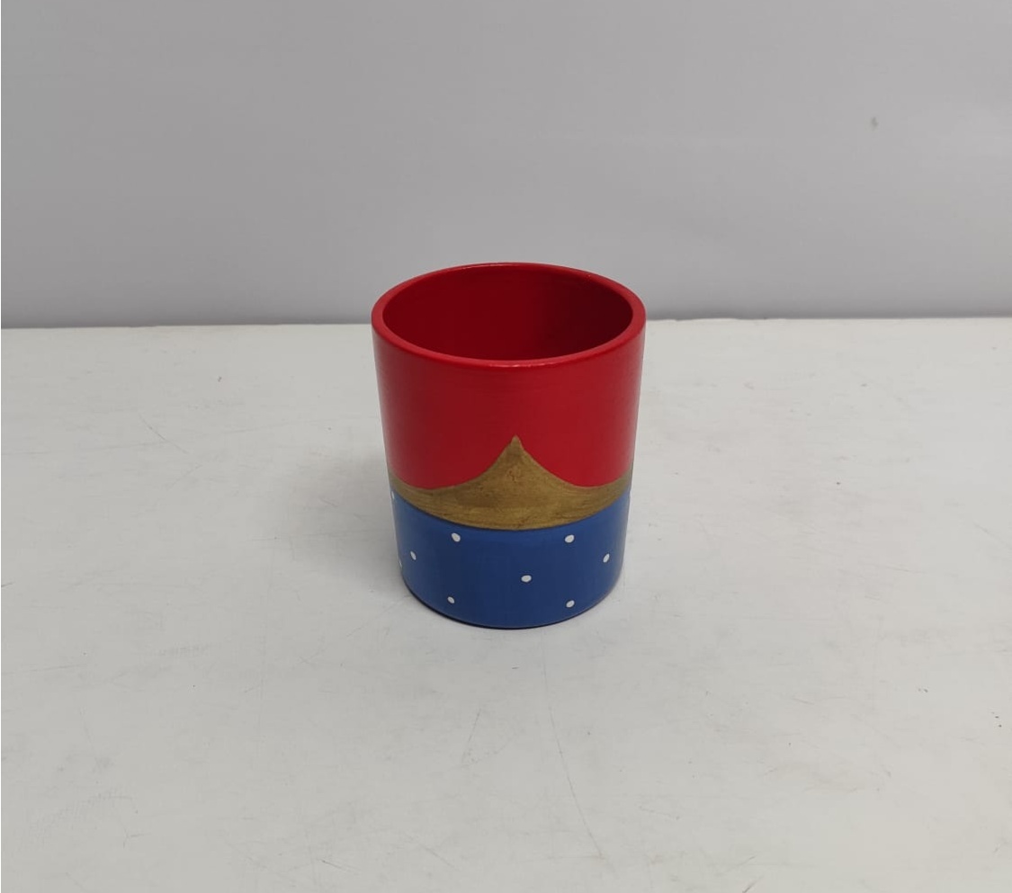 Vaso Decorativo Mulher Maravilha (Herois) 12Cm Alt X 10Cm Diametro - BBFestasAluguel 