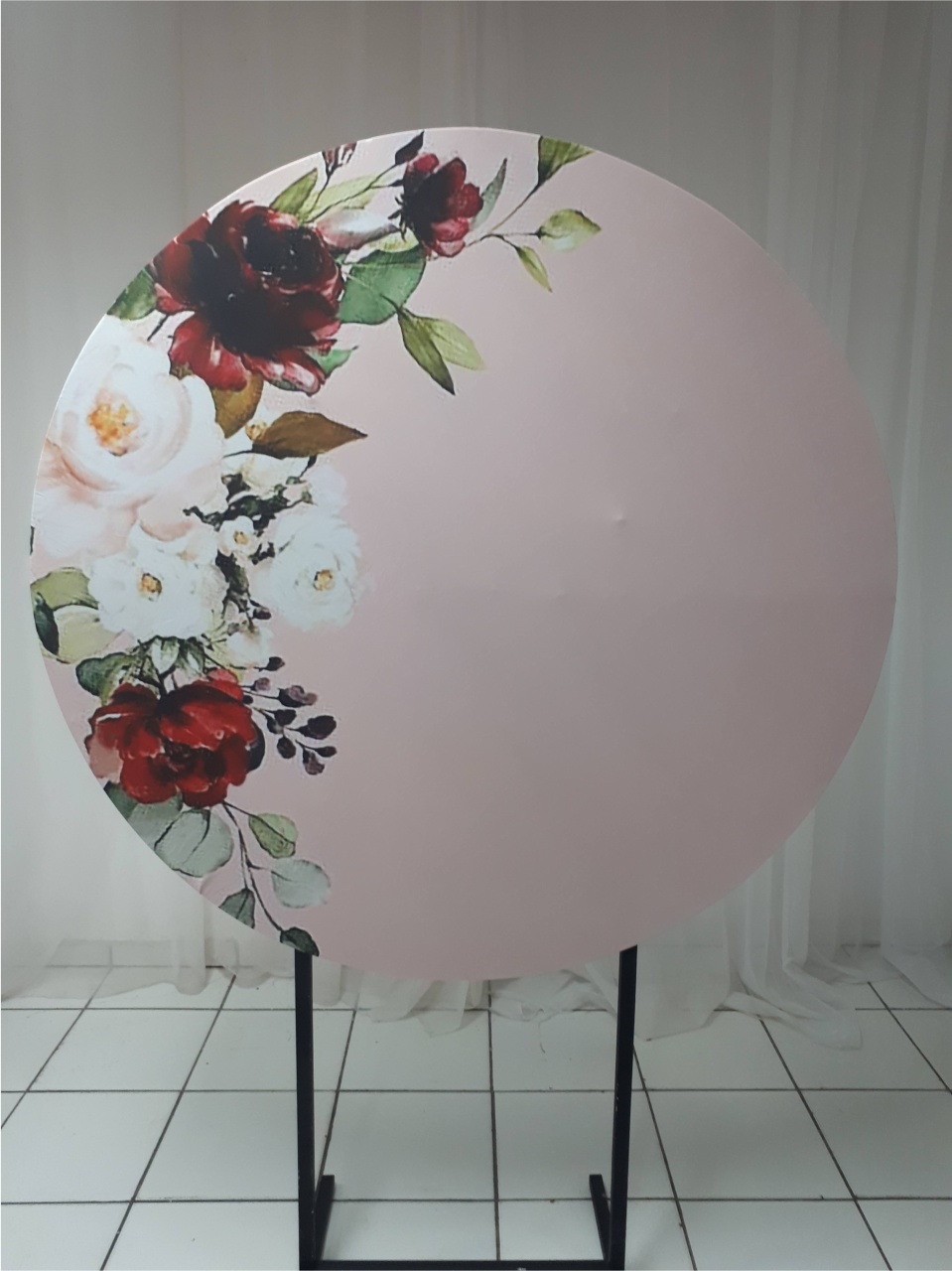 Painel Sublimado Redondo Tropical 7 1,30Cm - BBFestasAluguel 