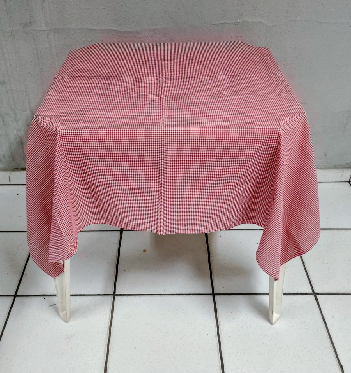 Tampo Xadrez Vermelho - BBFestasAluguel 