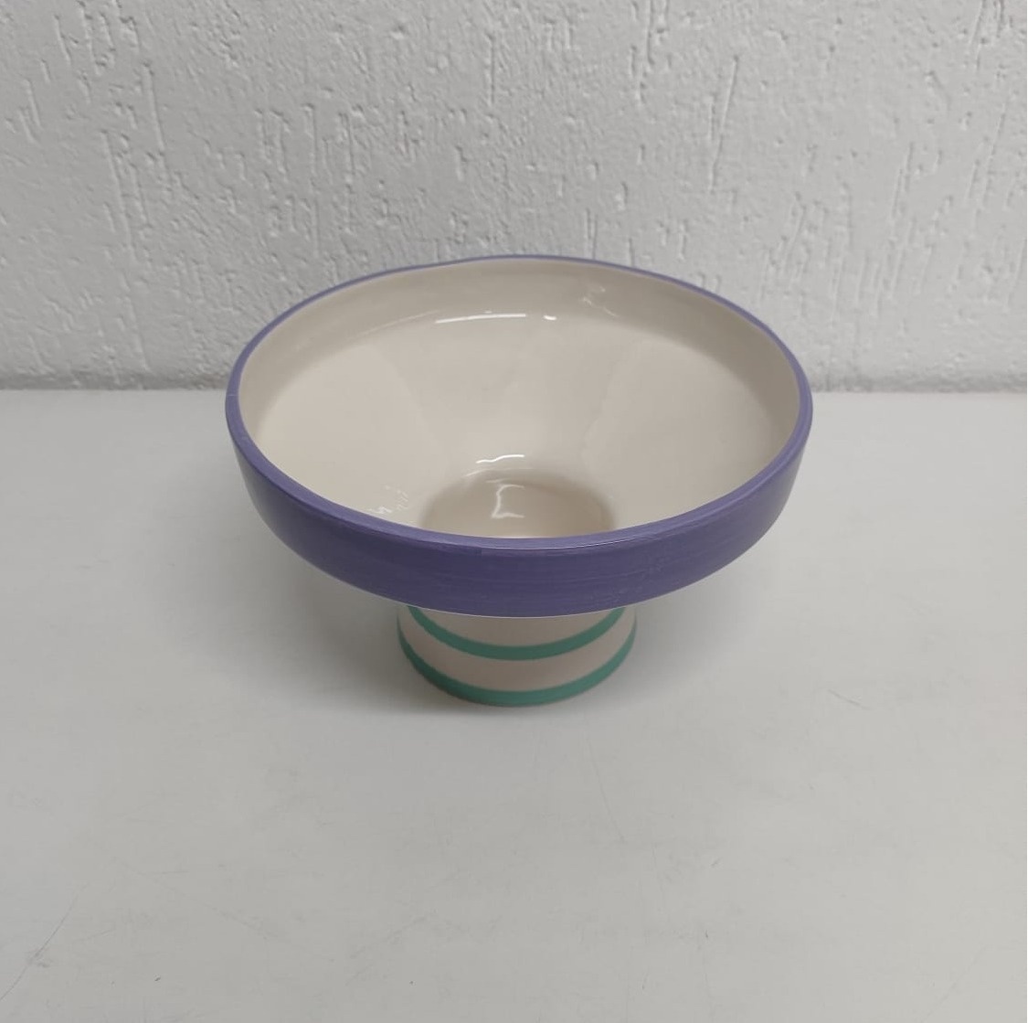 Vaso Cogumelo Listrado Colorido  - BB Festas Aluguel 