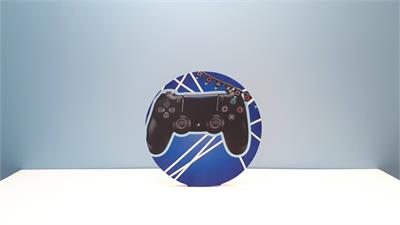 Painel Sublimado Redondo Playstation 4 60Cm - BB Festas Aluguel 