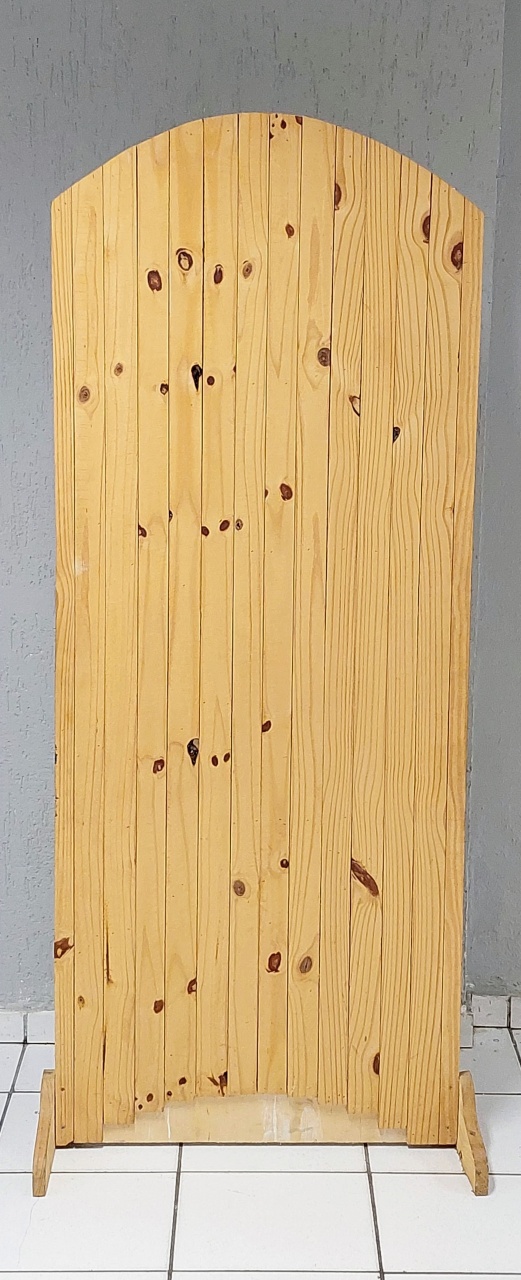 Painel Rústico Oval 1,95M X 75Cm  - BB Festas Aluguel 