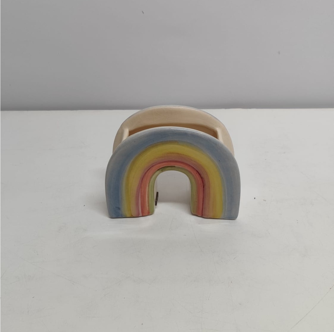 Vaso Arco-Íris Candy Baixo 15Cm X 16Cm  - BB Festas Aluguel 