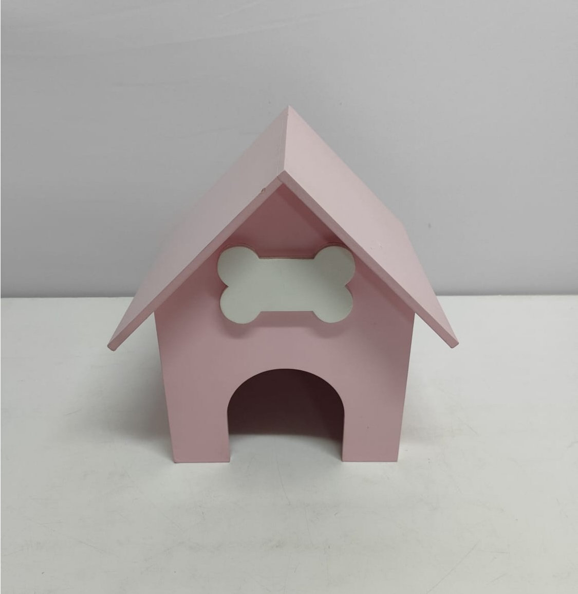 Casinha de Cachorro Rosa 25Cm Alt X 25Cm X 25Cm - BBFestasAluguel 