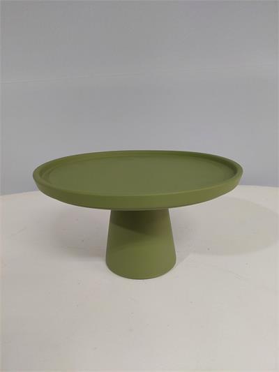 Porta Doce Fosco Cogumelo M Verde Menta 14Cm X 26Cm - BB Festas Aluguel 