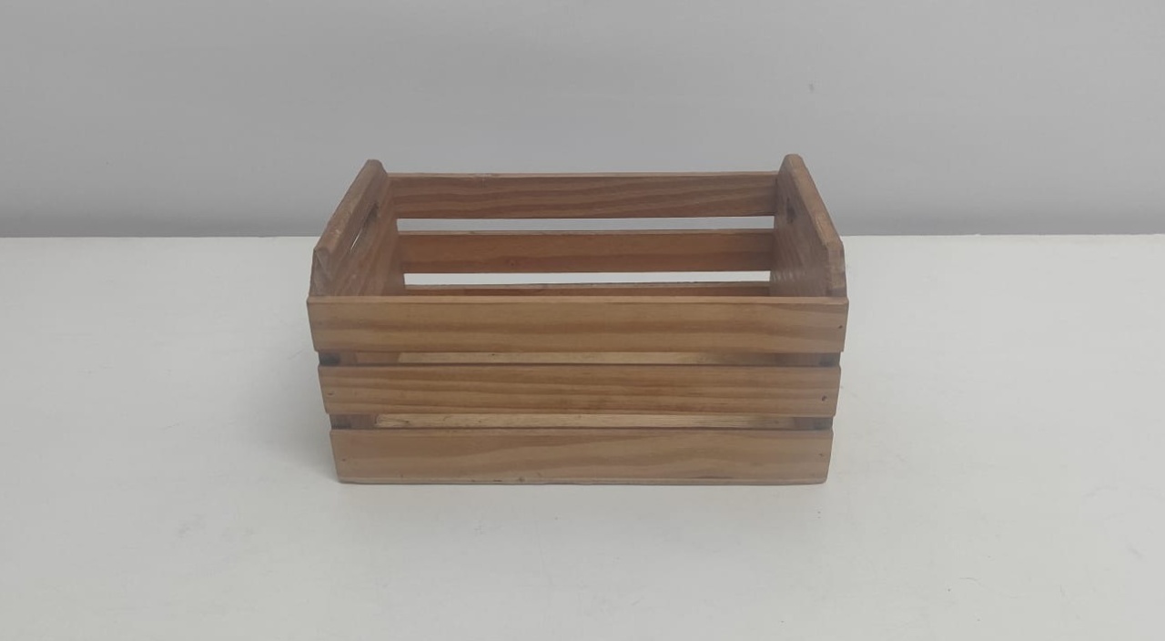 Caixote Rústico Pp 10Cm X 25Cm X 15 - BB Festas Aluguel 