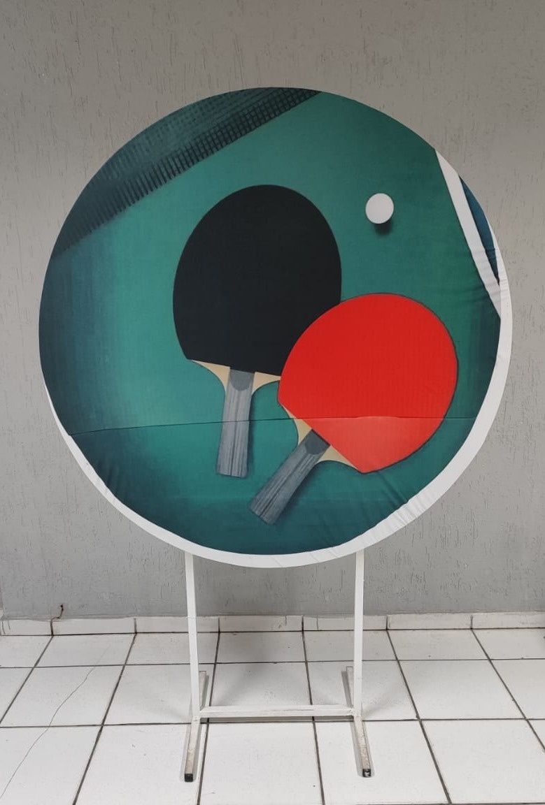 Painel 1,30M de Ping Pong (Bb Festas)  - BB Festas Aluguel 