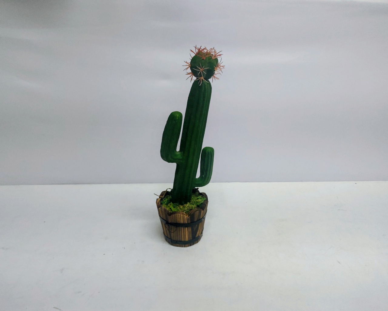 Cacto Artificial Columna 42Cm Alt X 12Cm Diametro  - BB Festas Aluguel 