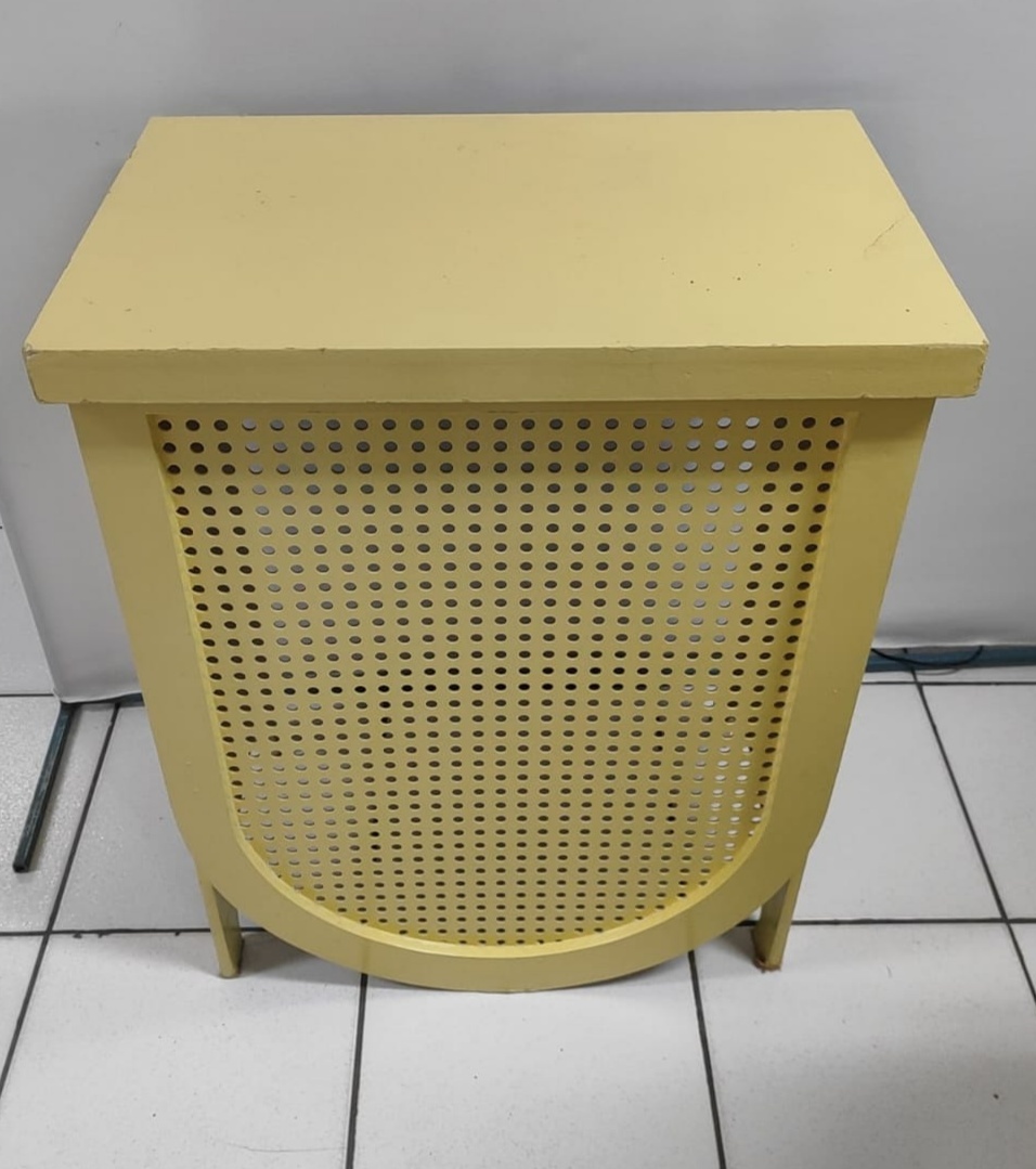Balcao Desmontável Poá Amarelo 80Cm X 65Cm X 40Cm - BBFestasAluguel 