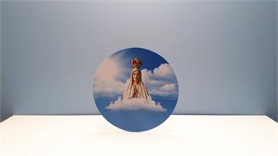 Painel Sublimado Redondo Nossa Senhora Real 60Cm - BB Festas Aluguel 
