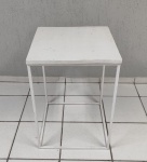 Cubo Vazado M Ferro Branco + Tampo Rústico/Branco 70Cm X 50Cm X 50Cm  - imagem 2