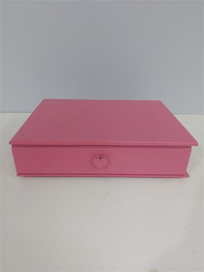 Gaveta Em Mdf Pink  Alt 6Cm X 25Cm X 18Cm - BB Festas Aluguel 