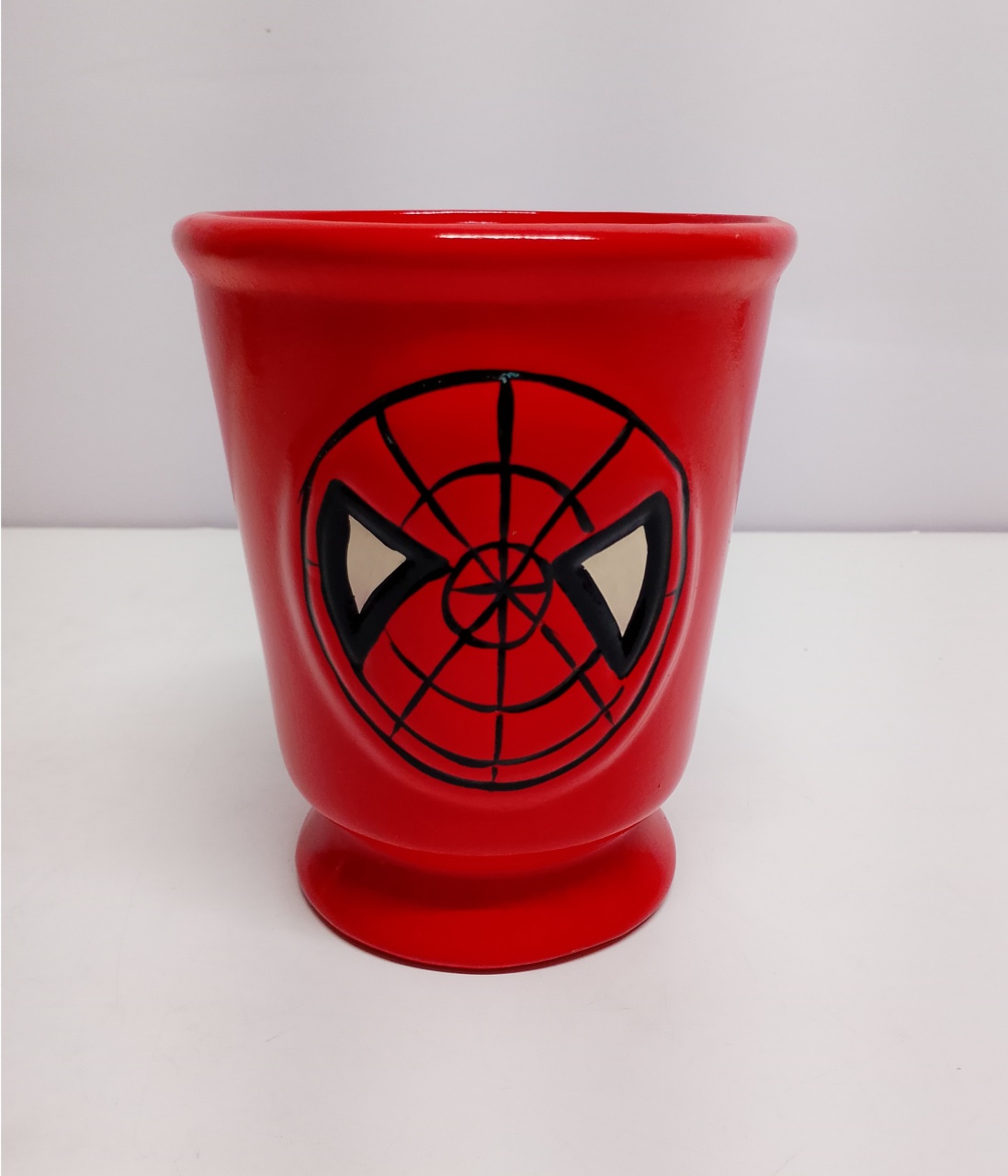 Vaso Decorativo Homem Aranha (Herois) 17Cm Alt X 15Cm Diametro - BBFestasAluguel 