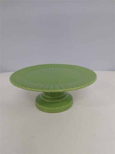 Porta Doce Médio Baixo Verde Claro 9Cm X 23Cm - BB Festas Aluguel 