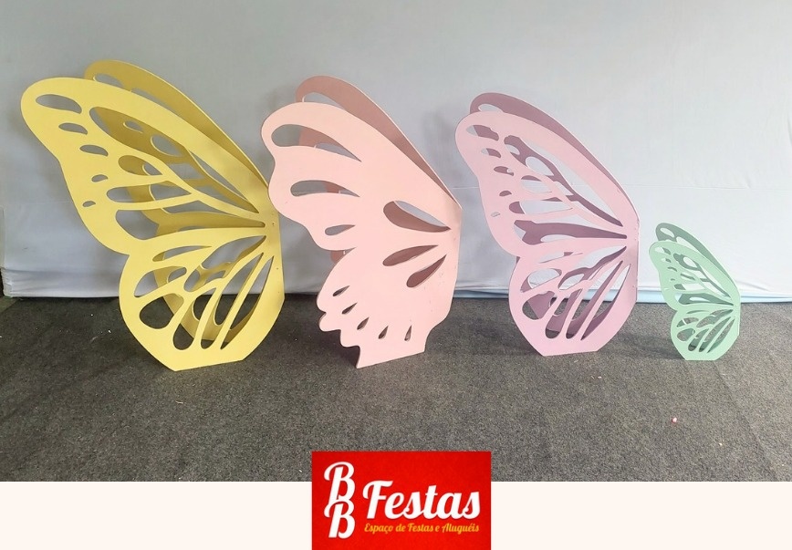 Borboletas Decorativas de Chão  - BB Festas Aluguel 