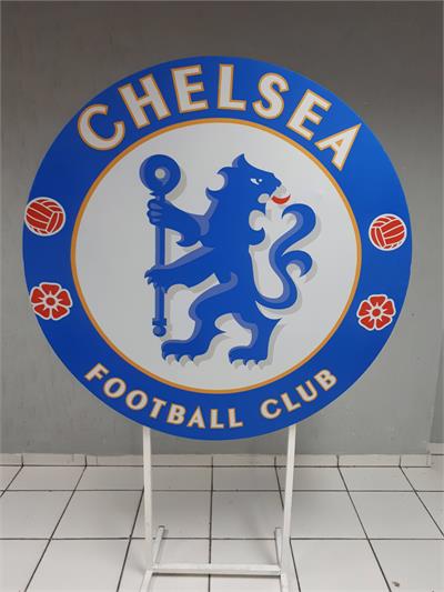 Painel Sublimado Redondo Chelsea 1,30Cm - BB Festas Aluguel 