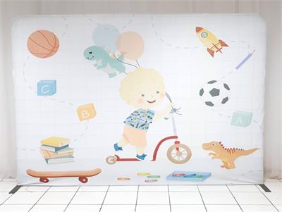 Painel Sublimado Brinquedos (Menino) 3M X 2M - BB Festas Aluguel 
