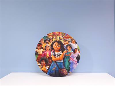 Painel Sublimado Redondo Personagens Encanto 60Cm - BB Festas Aluguel 