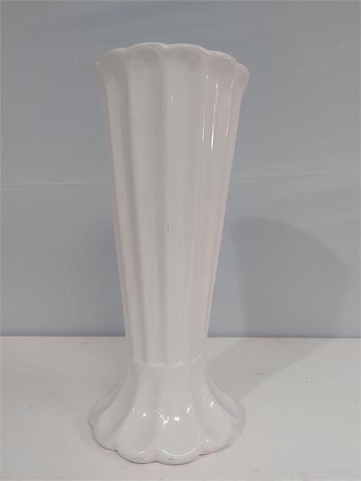 Vaso Tulipa G Branco 32Cm X 14Cm - BB Festas Aluguel 