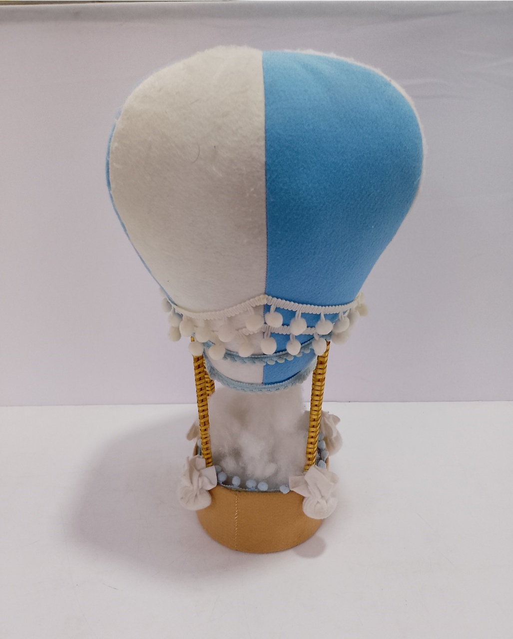 Balão de Mesa Azul/Branco - BBFestasAluguel 