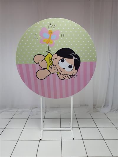 Painel Sublimado Redondo Magali 1,30Cm - BB Festas Aluguel 