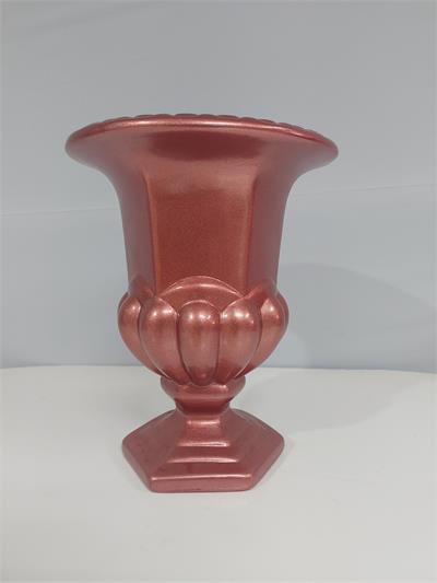 Vaso Grego G Rosé Gold 27Cm X 22Cm - BB Festas Aluguel 