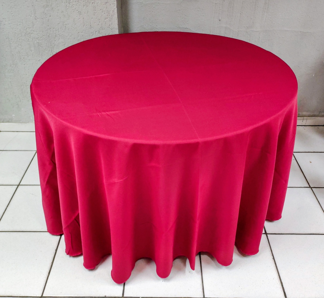 Toalha Redonda Pink - BBFestasAluguel 