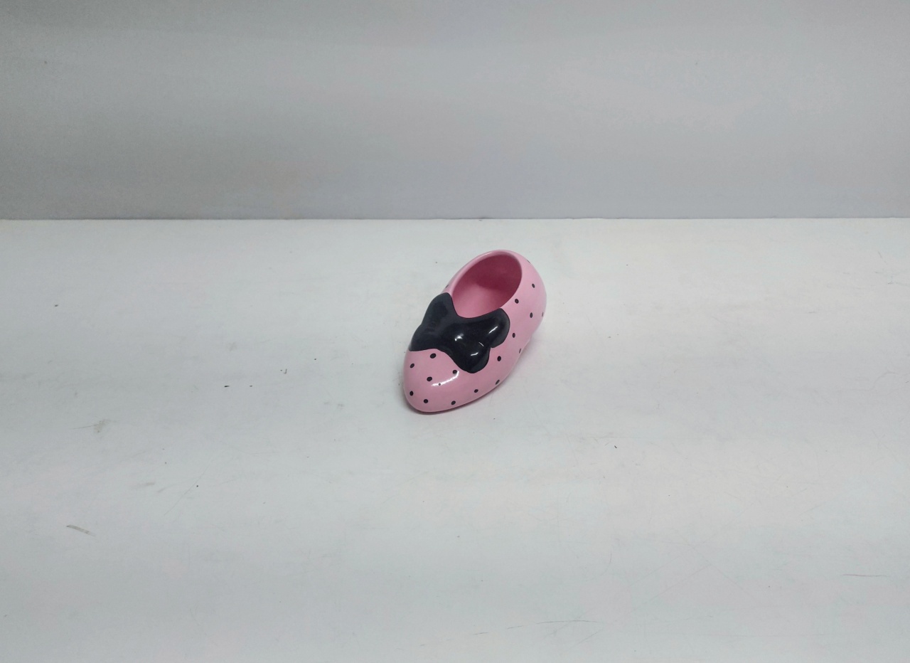 Sapato Minne Rosa/Preto 7Cm Alt X 7Cm Larg X 16Cm Comp  - BB Festas Aluguel 