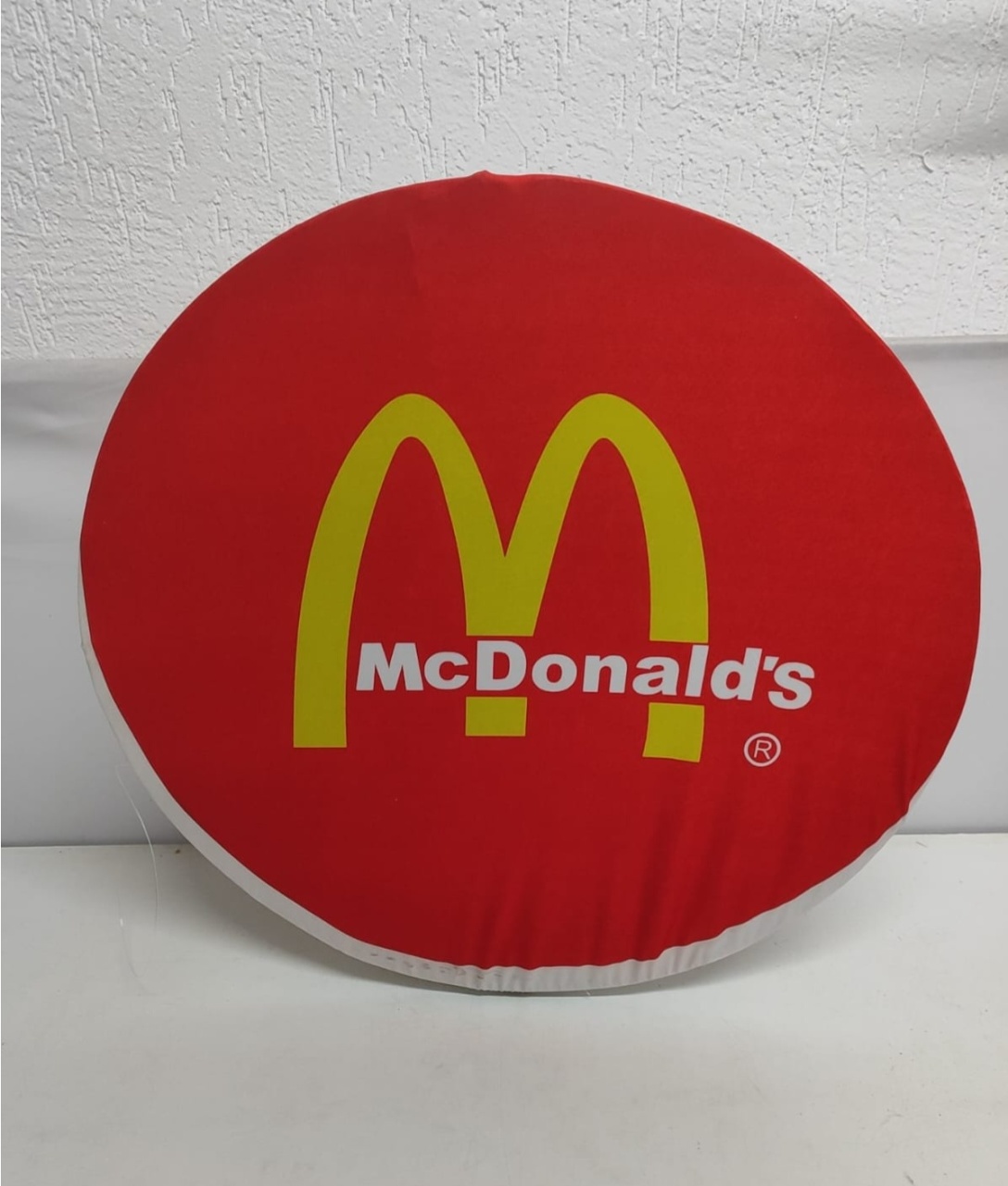 Painel Sublimado Redondo Mc Donalds 60Cm - BB Festas Aluguel 