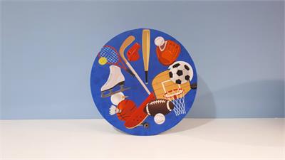 Painel Sublimado Redondo Esportes 60Cm - BB Festas Aluguel 