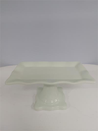 Porta Doce Retangular Babado Verde Bebê 13Cm Alt 27Cm Comp X 16Cm Larg - BB Festas Aluguel 