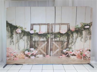 Painel Sublimado Flores 3M X 2M - BB Festas Aluguel 